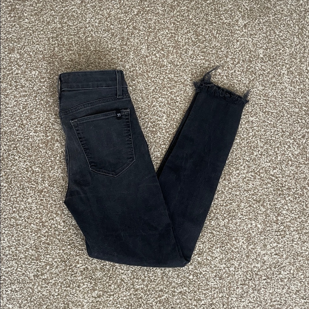 Joe's Button Fly High Rise Skinny Ankle Jeans